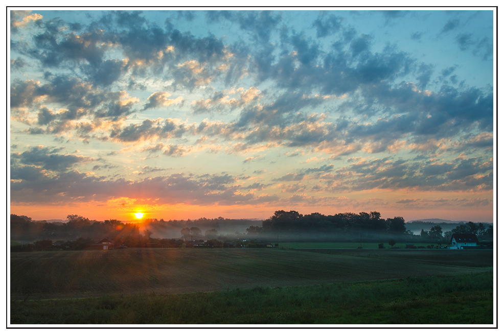 Sonnenaufgang in Feldkirchen