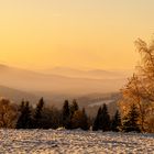 Sonnenaufgang in Finsterau, Bayerischer Wald