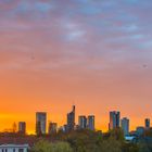 Sonnenaufgang in Frankfurt 