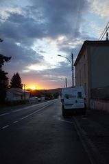 Sonnenaufgang in Frankreich