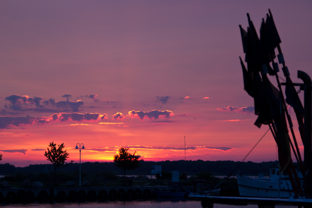 Sonnenaufgang in Freest