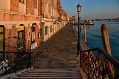 Sonnenaufgang in Giudecca, Venetien, Italien