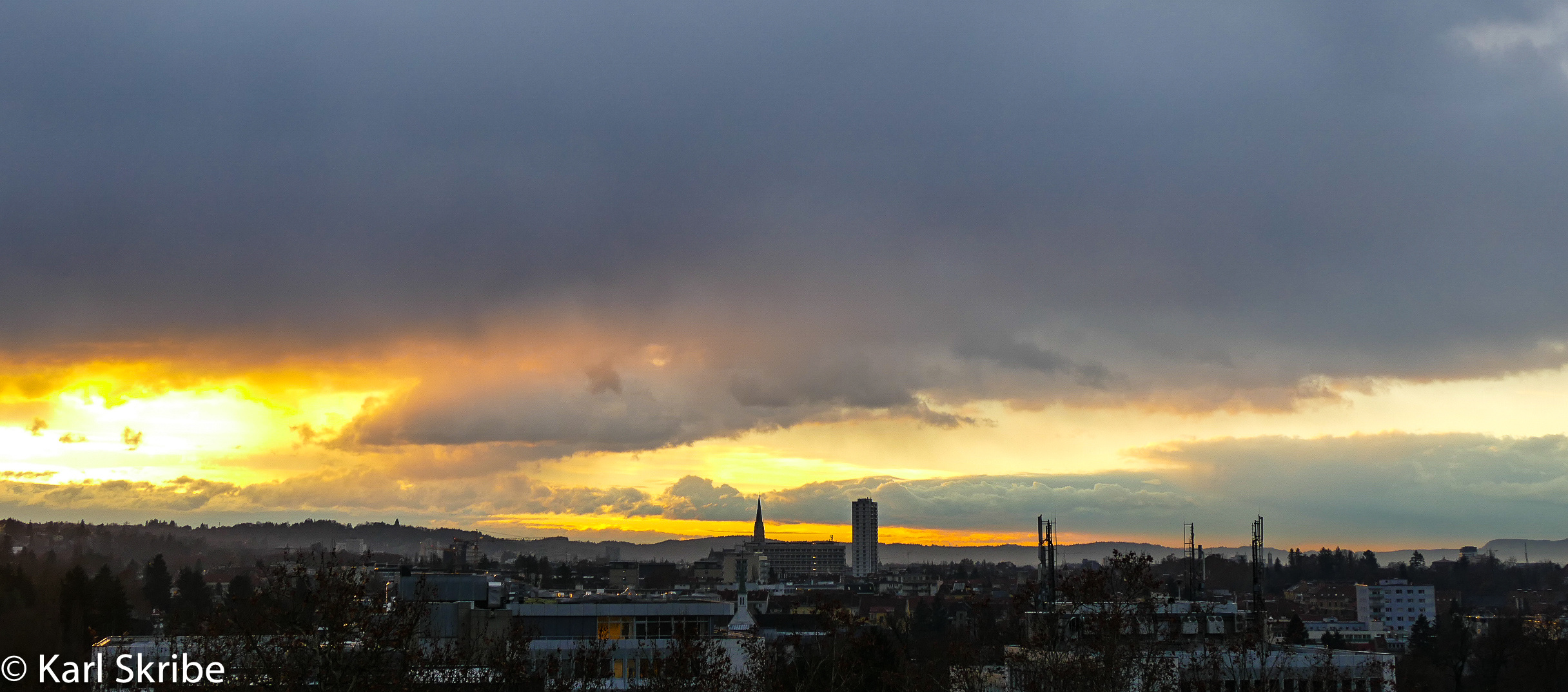 Sonnenaufgang in Graz I