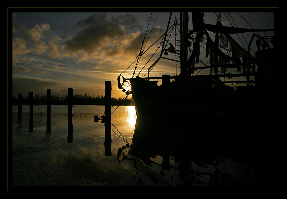 Sonnenaufgang in Greetsiel