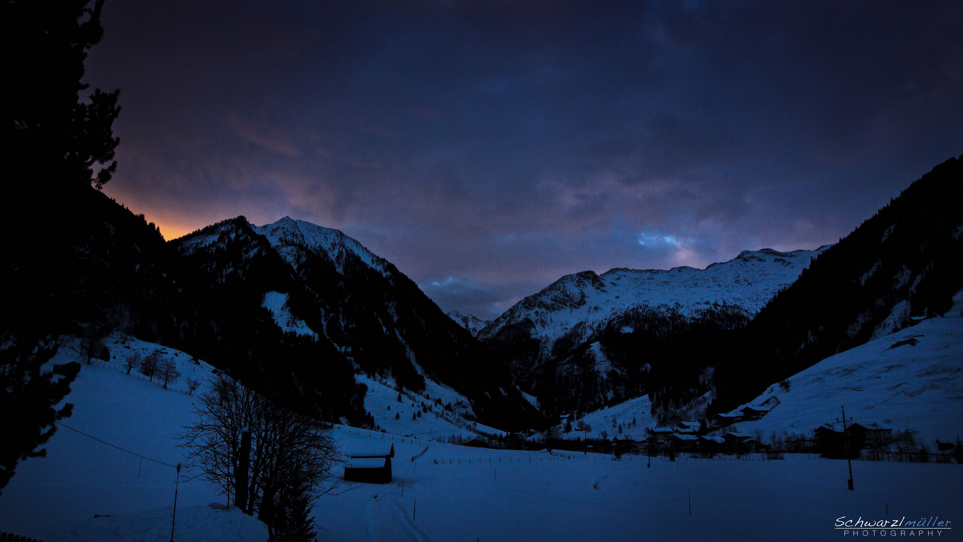 Sonnenaufgang in Großarl