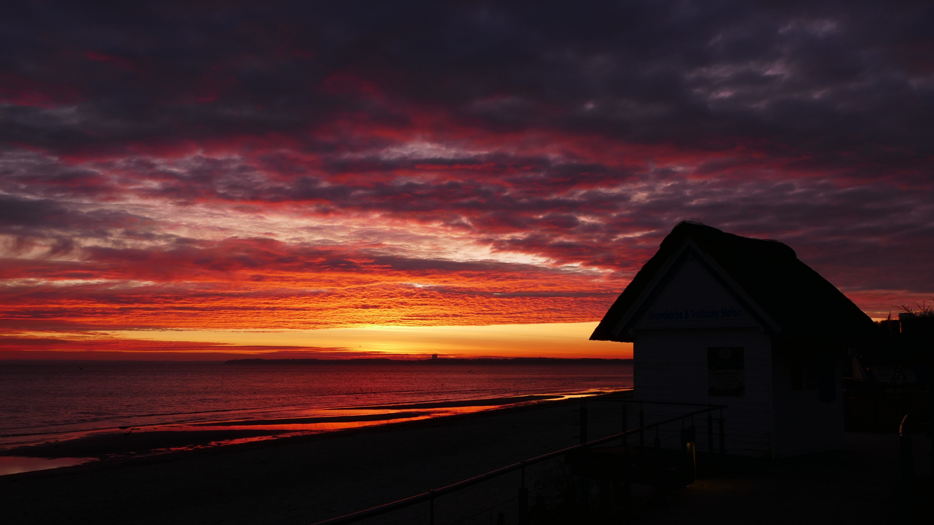 Sonnenaufgang in Haffkruf