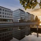 Sonnenaufgang in Hamburg