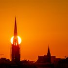 Sonnenaufgang in Hamburg