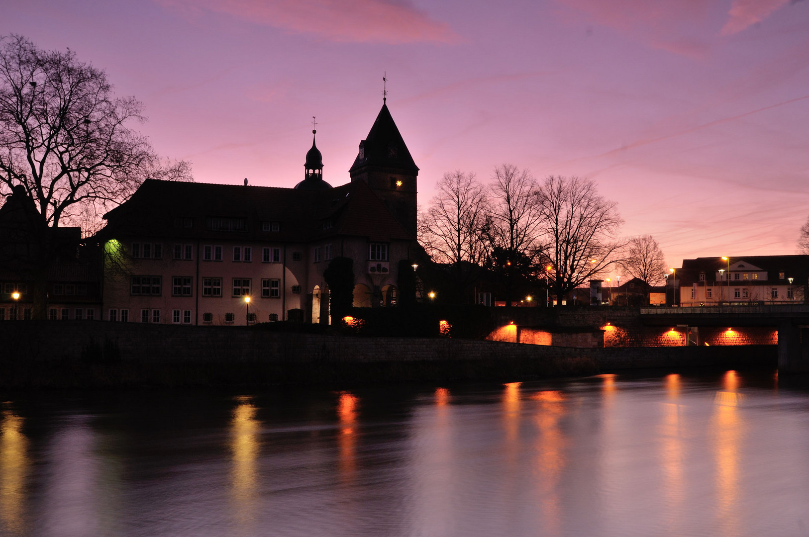 Sonnenaufgang in Hameln