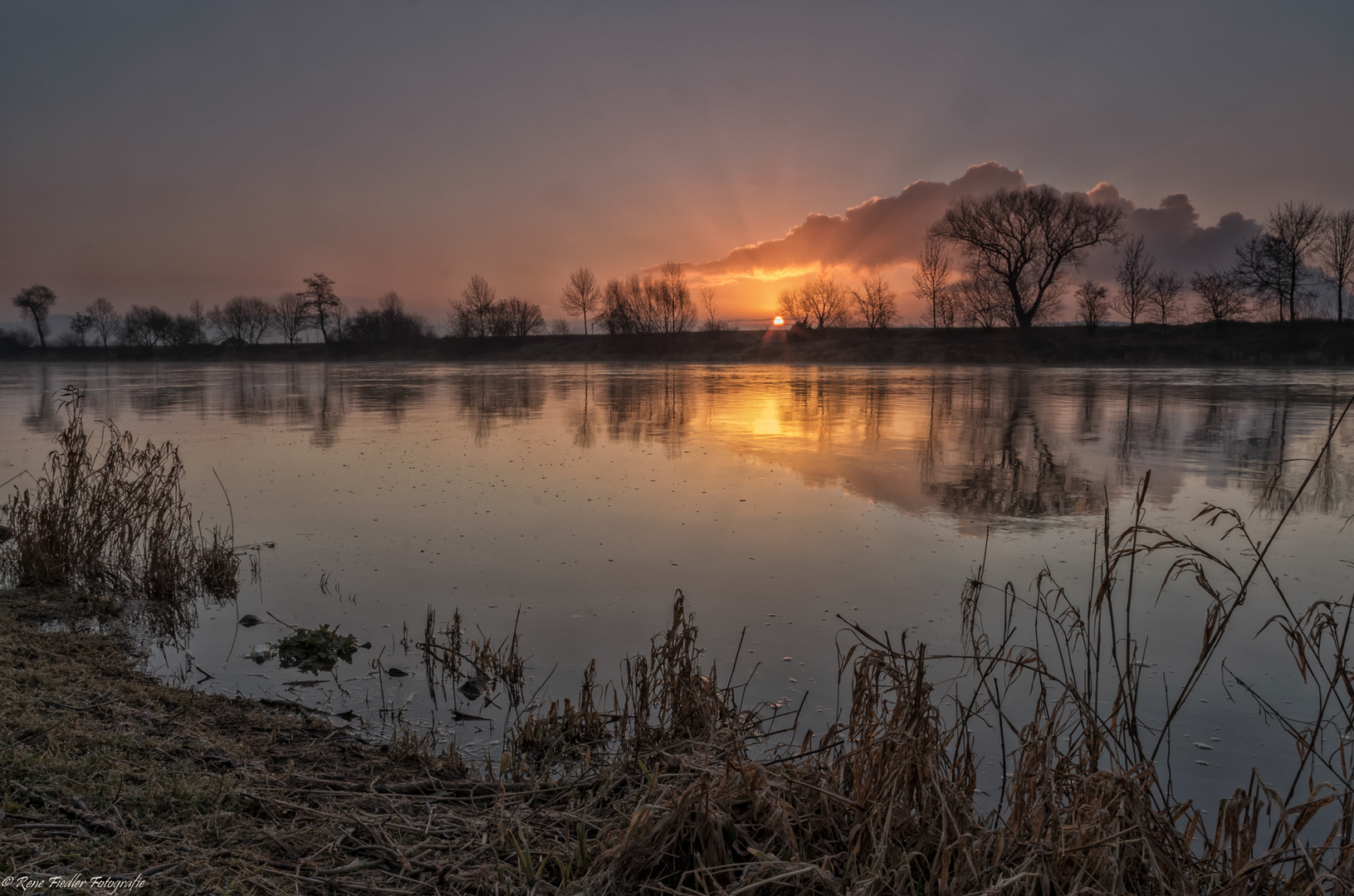 Sonnenaufgang in Hameln an der Weser