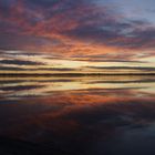 Sonnenaufgang in Handbjerg Marina/Dänemark