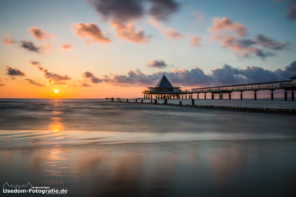 Sonnenaufgang in Heringsdorf auf der Insel Usedom am 10.06.2013