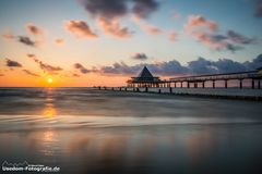 Sonnenaufgang in Heringsdorf auf der Insel Usedom am 10.06.2013
