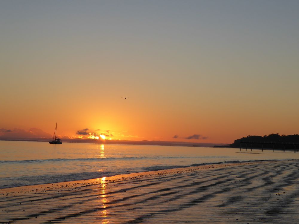 Sonnenaufgang in Hervey Bay