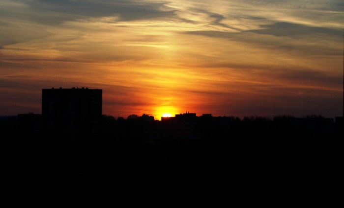 Sonnenaufgang in HH