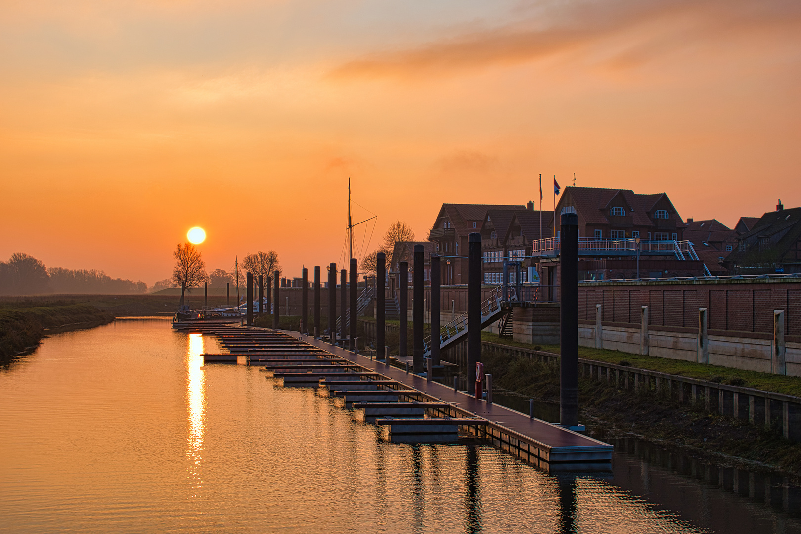 Sonnenaufgang in Hitzacker