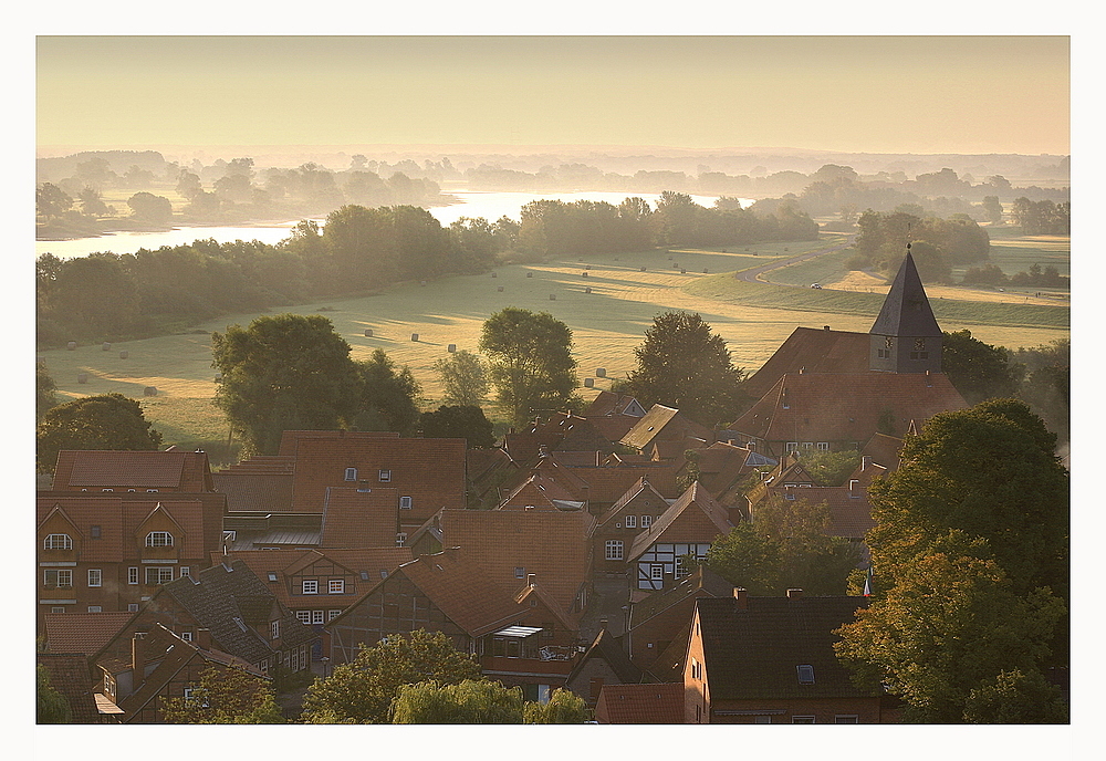 Sonnenaufgang in Hitzacker 