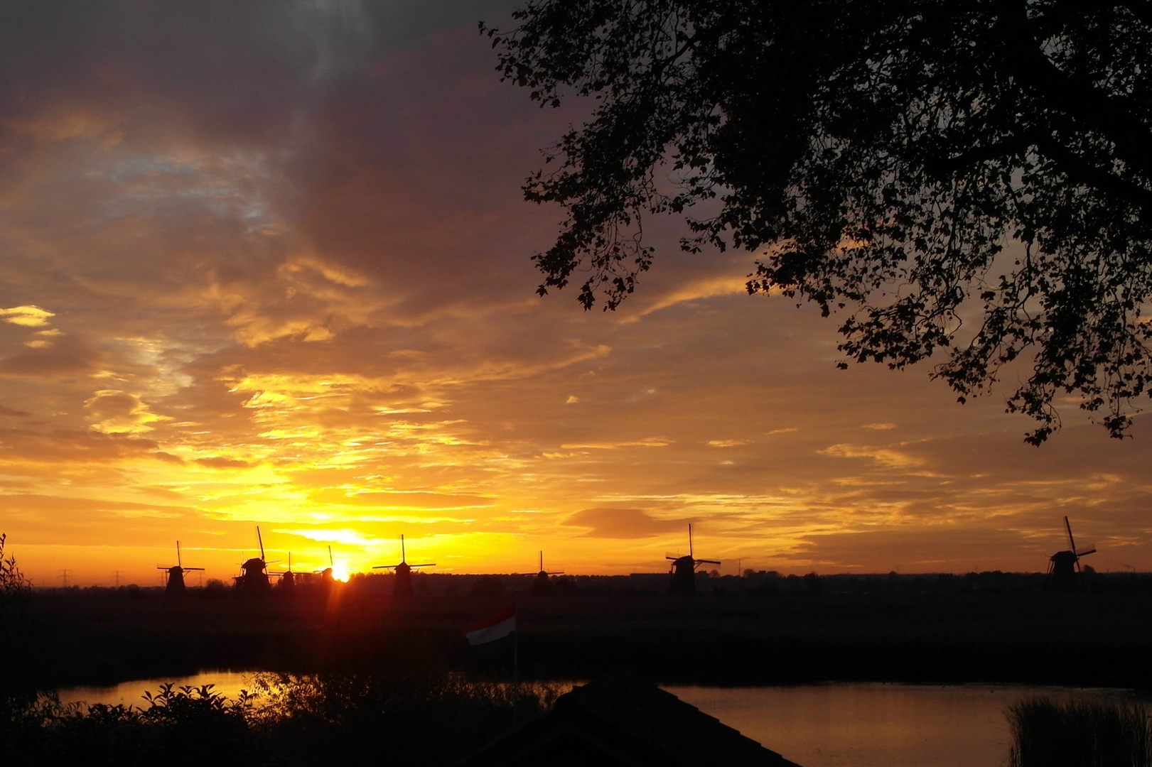 Sonnenaufgang in Holland