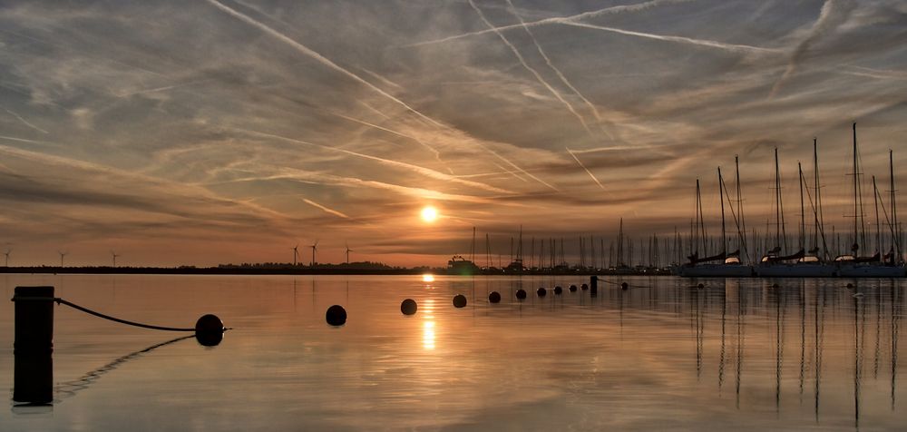 Sonnenaufgang in Holland