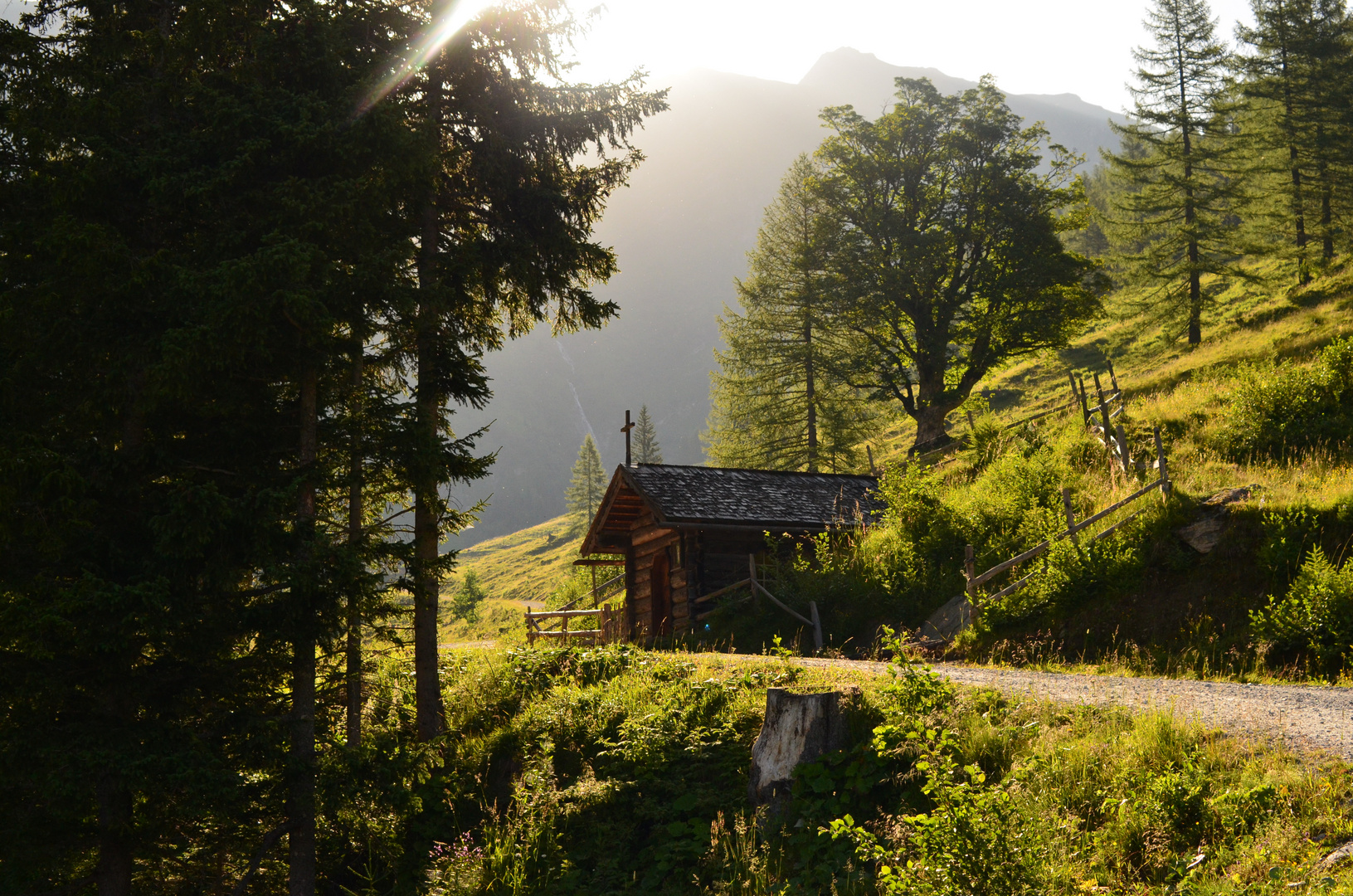 Sonnenaufgang in Hütschlag