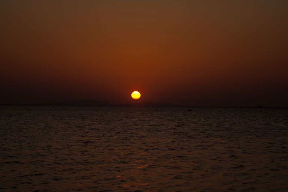 Sonnenaufgang in Hurghada am Roten Meer