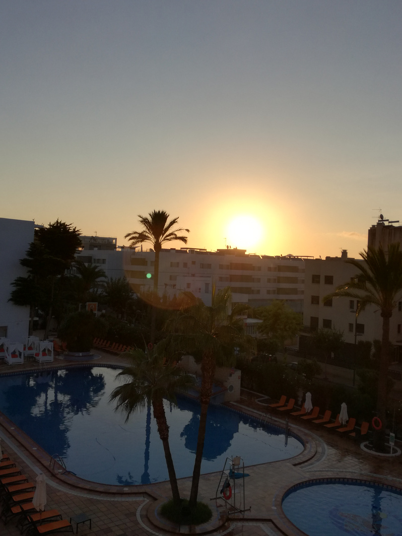 Sonnenaufgang in Ibiza