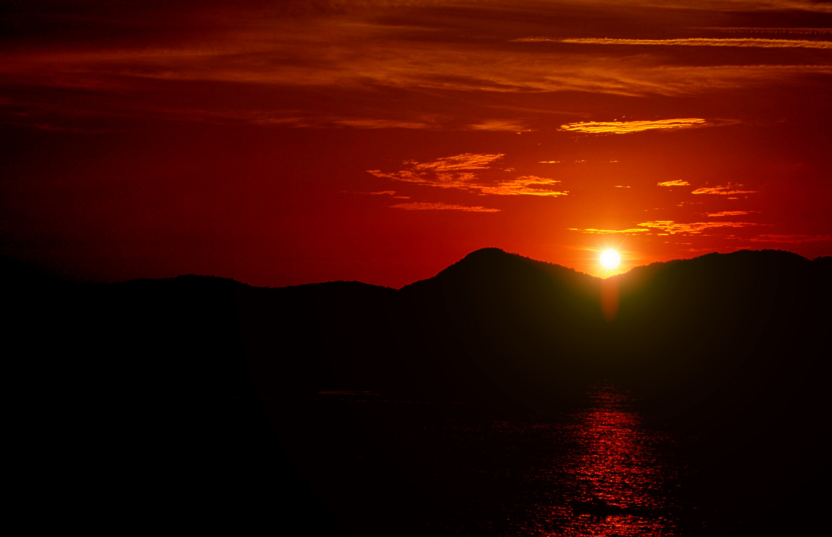 Sonnenaufgang in Indien