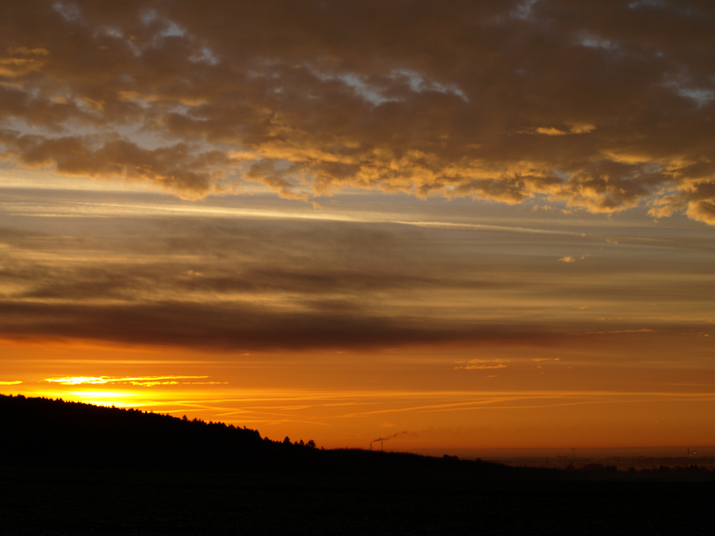 Sonnenaufgang in Ingolstadt