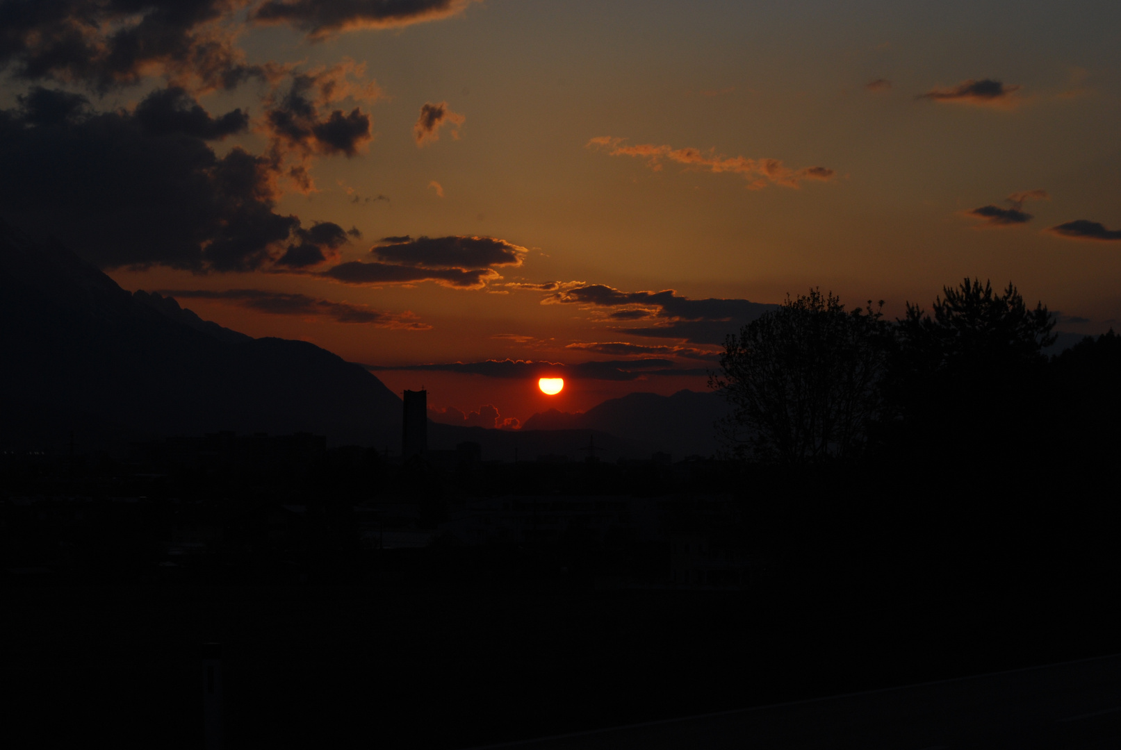 Sonnenaufgang in Innsbruck