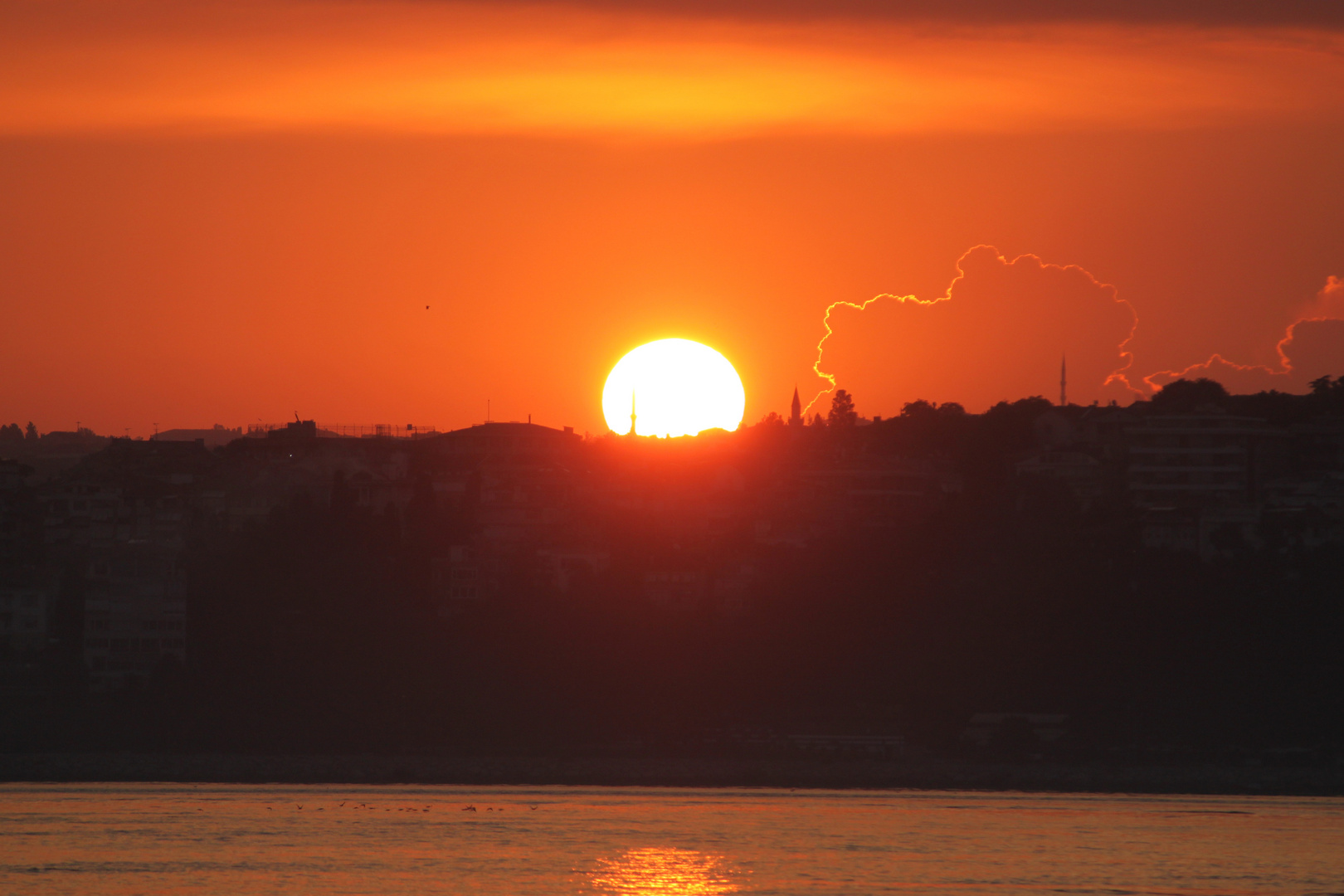 Sonnenaufgang in Istanbul (der Stadtteil Kadiköy)