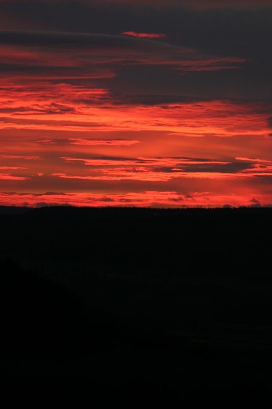 Sonnenaufgang in Jena am 14.12.2006 Nr.2