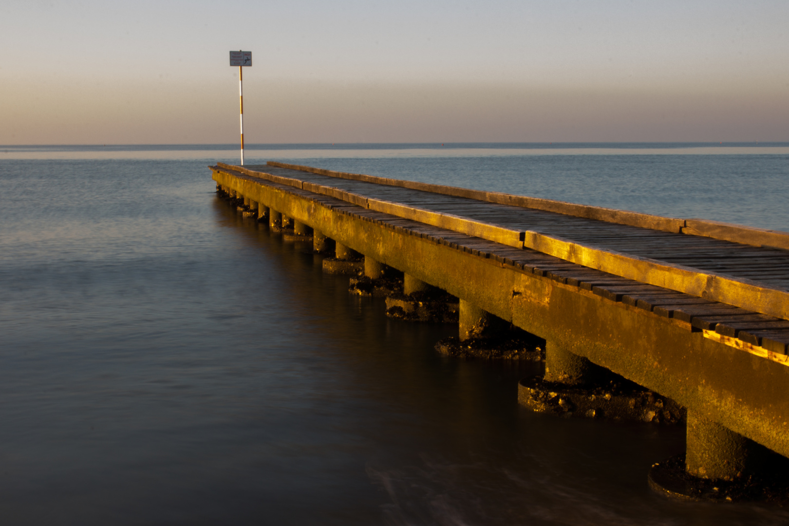 Sonnenaufgang in Jesolo