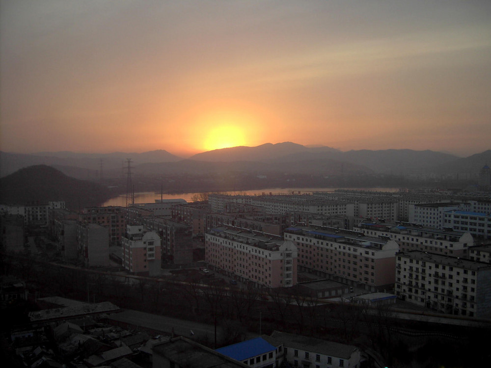 Sonnenaufgang in Jilin