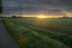 Sonnenaufgang in Kamen-Methler (Wasserkurl)