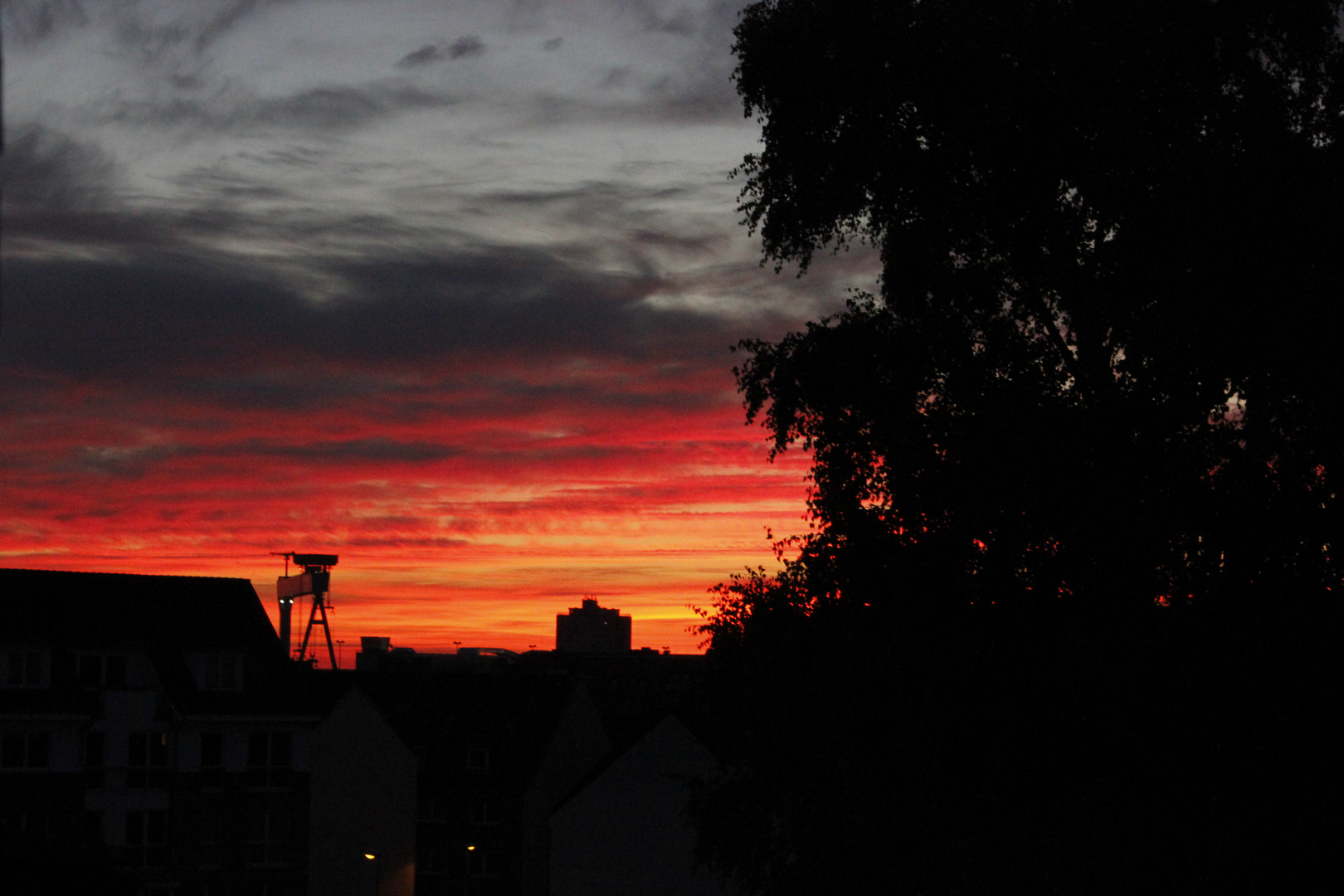 Sonnenaufgang in Kiel