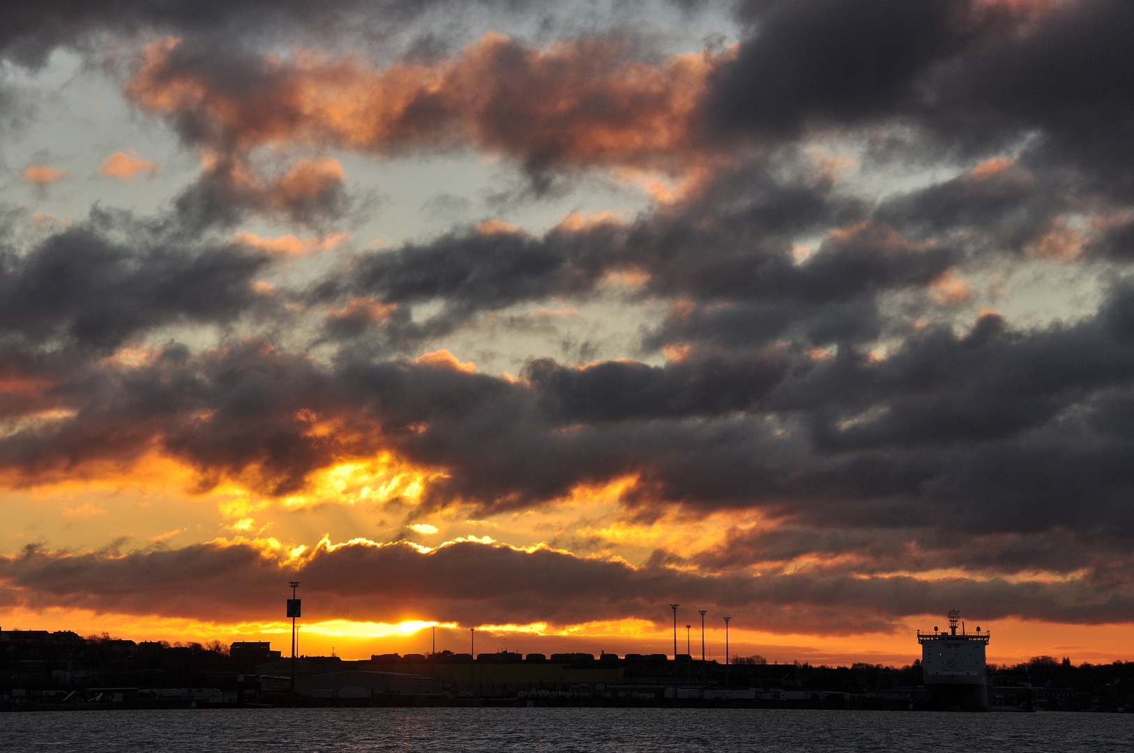 Sonnenaufgang in Kiel