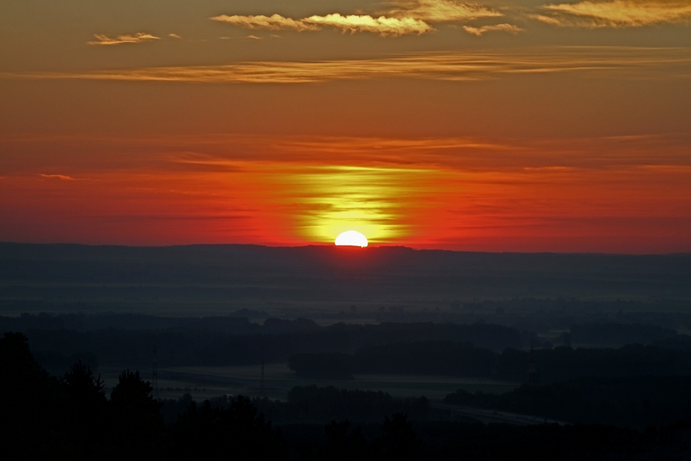 Sonnenaufgang in Krems Süd