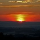 Sonnenaufgang in Krems Süd