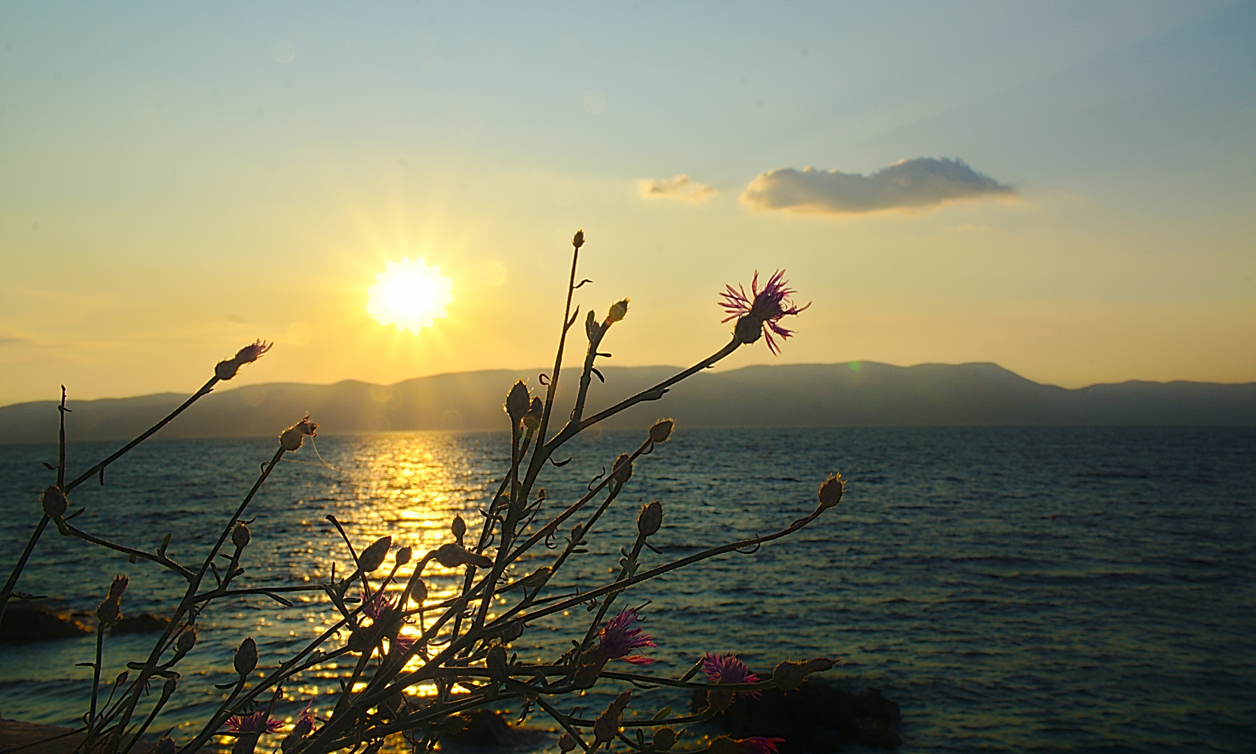 Sonnenaufgang in Kroatien