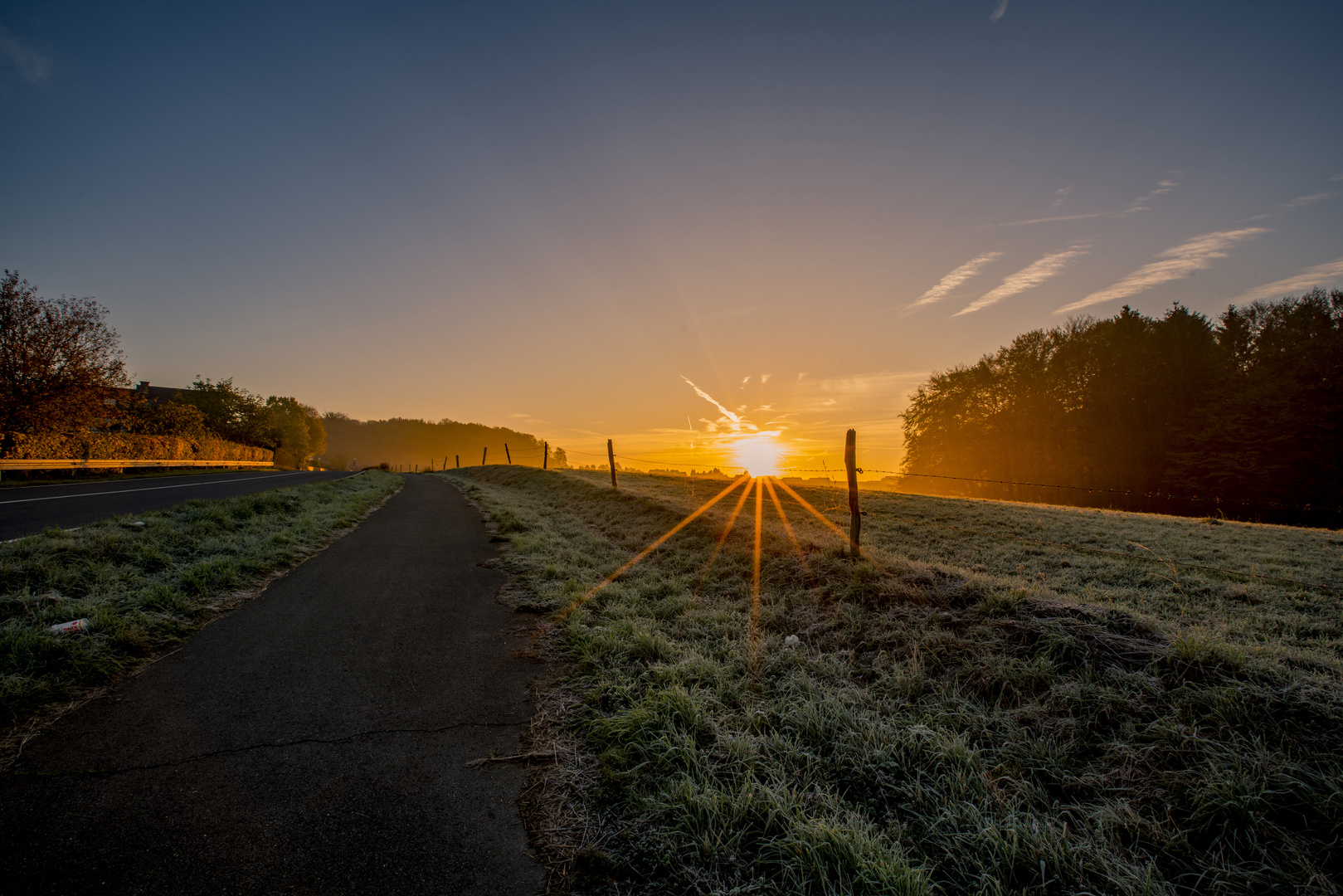 Sonnenaufgang in Kürten