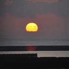 Sonnenaufgang in La Manga am Mittelmeer