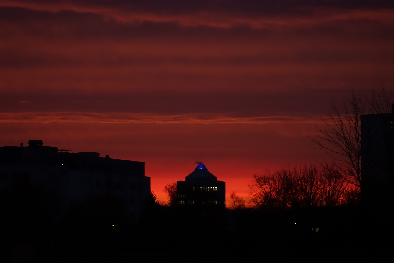 Sonnenaufgang in Langen/Hessen