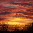 Sonnenaufgang in Leipzig