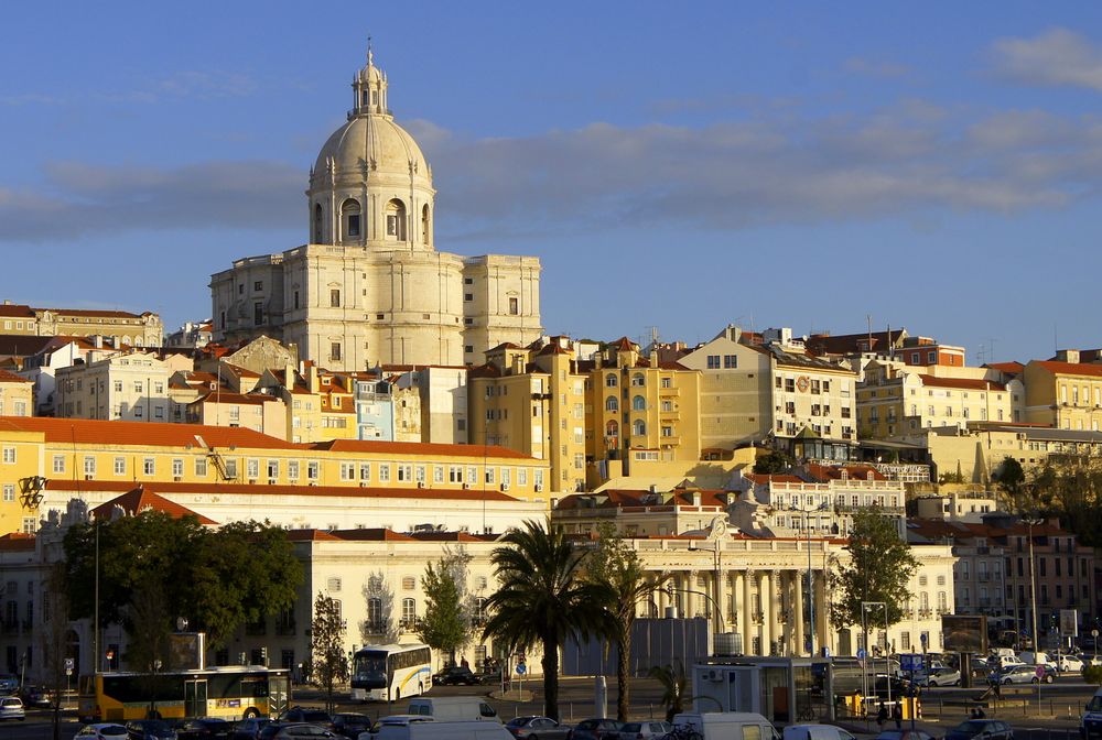 Sonnenaufgang in Lissabon