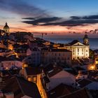 Sonnenaufgang in Lissabon