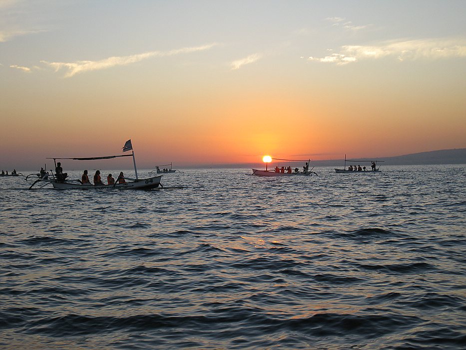 Sonnenaufgang in Lovina