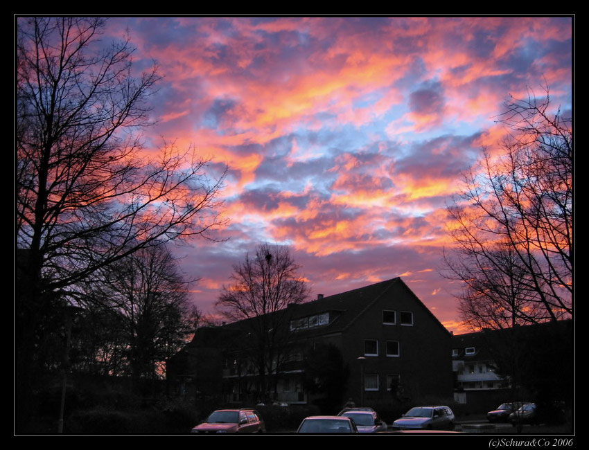 Sonnenaufgang in Lübeck 08.12.2006