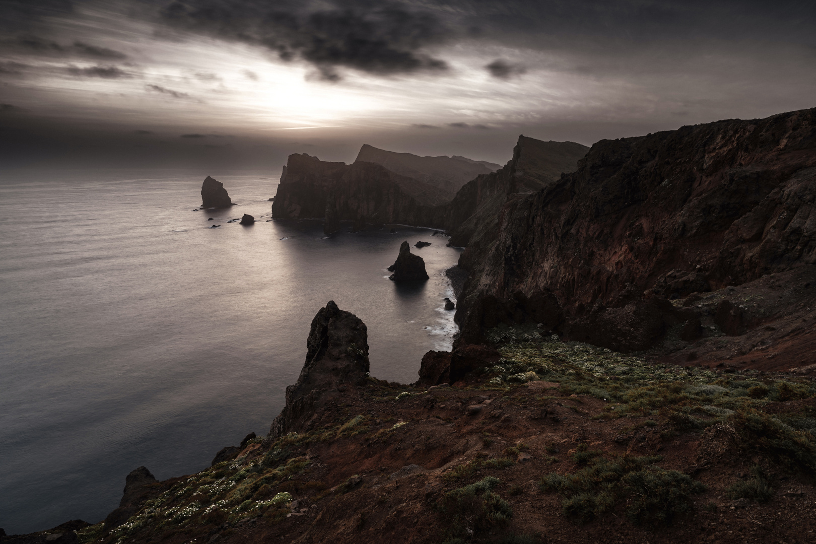 Sonnenaufgang in Madeira.