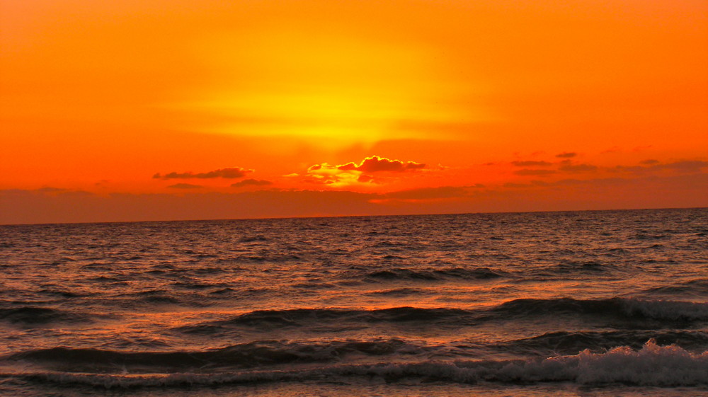 Sonnenaufgang in Mahdia Tunesien