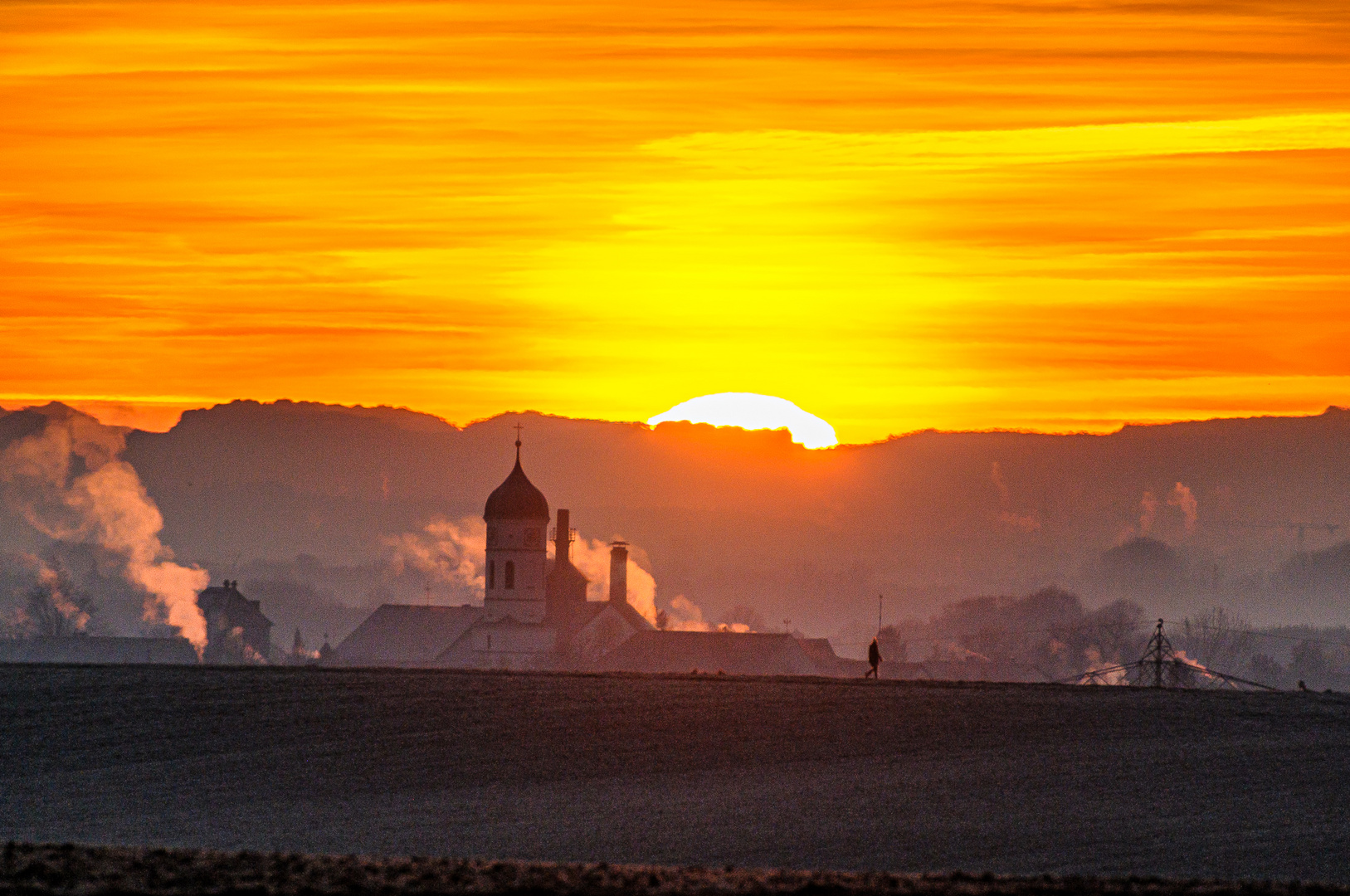 Sonnenaufgang in Maisach